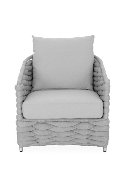 Maison Mex Fotoliu gradina/terasa, CORRADO, L.77.5 l.82.5 H.77.5 cm, gri