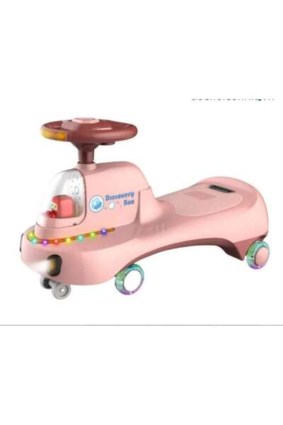 Mixbo Masinuta Pentru Copii Little cu Functie de Trotineta Fara Pedale, Roz