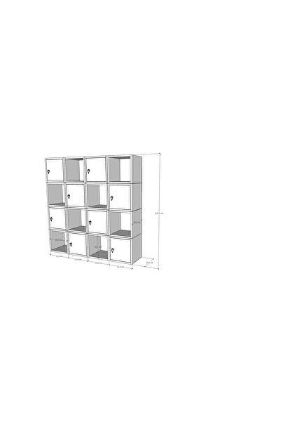 Nettrends Puzzle Fonksiyonlu Çok Amaçlı Dolap