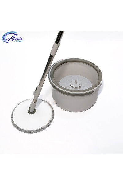 NO BRAND Rotating mop and bucket set with separate compartments SSM-005, Adjustable rod