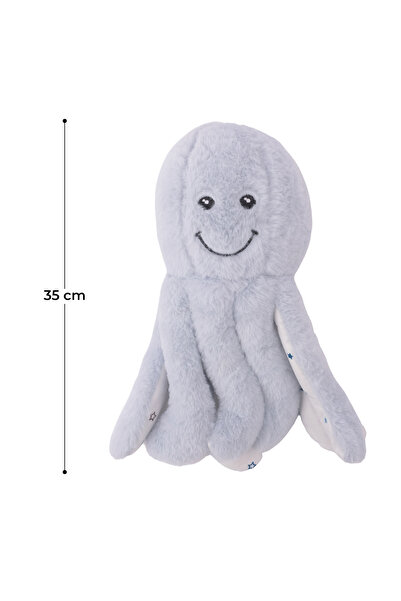 ROZİTOYS Sevimli Peluş Ahtapot Oyuncak Deniz Canlısı Figür Hediyelik Buz Mavi