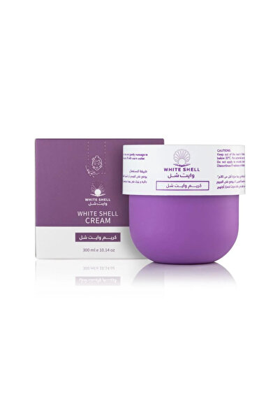 WHITE كريم وايت شيل للتفتيح والترطيب والتقشير لبشرة مشرقة 300 مل
