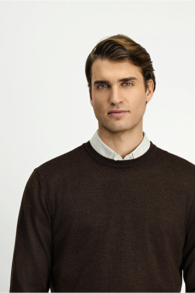 Kiğılı Crew Neck Regular Fit Wool Knitwear Sweater