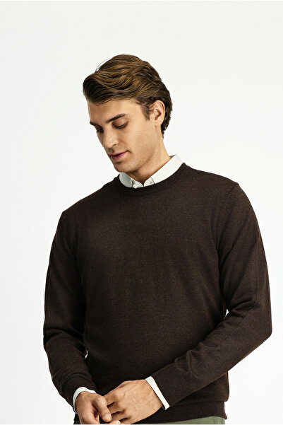 Kiğılı Crew Neck Regular Fit Wool Knitwear Sweater