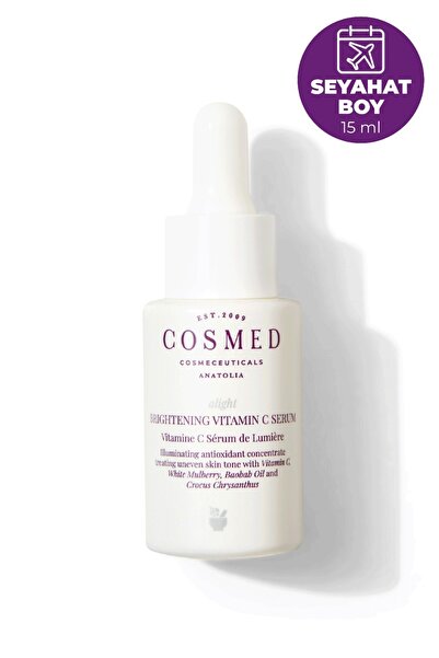 COSMED Alight Brightening Vitamin C Serum -Aydınlatıcı Etkili C Vitamini Serum-Cilt Tonu Eşitleyici 15 ml