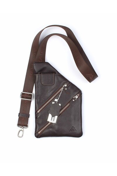 Aka Deri Leather Brown Shoulder Bag 119 4