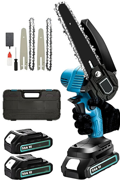 MoonTech Alman Teknoloji 128 Vf 12 Ah Çift Bataryalı Şarjlı El Testeresi Ağaç...