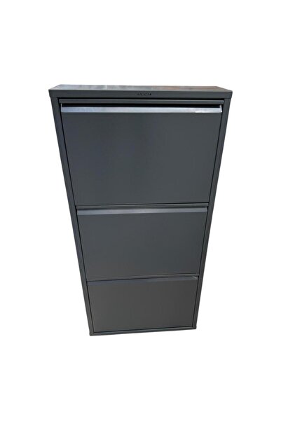 LICCIA Metal Ayakkabılık 3 lü Antrasit RAL 7016