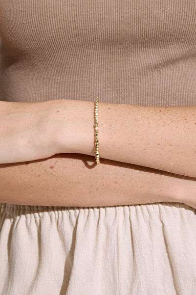 Manuka Small square bracelet gold