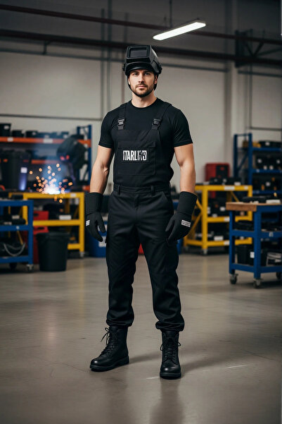 PayBuy Erkek Deri İş Güvenliği Botu Hafif Taban Yeni Yasa Yüksek Bilek Destek...