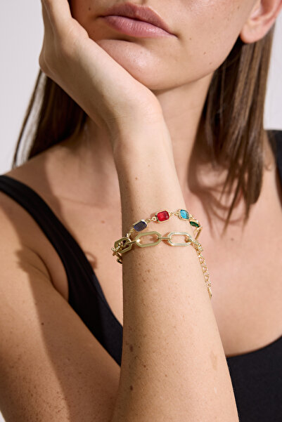 Manuka Colora standart bracelet with colored zircon stones