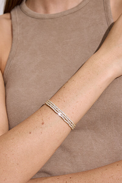 Manuka Three Row Zircon Stone Clamp Standard