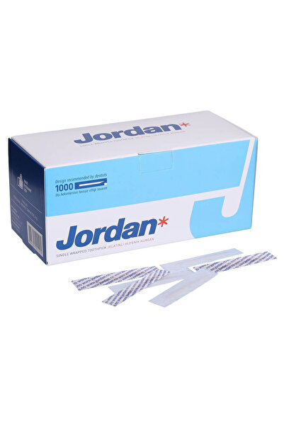 JORDAN Kağıt Sargılı Kürdan 1000'li Paket