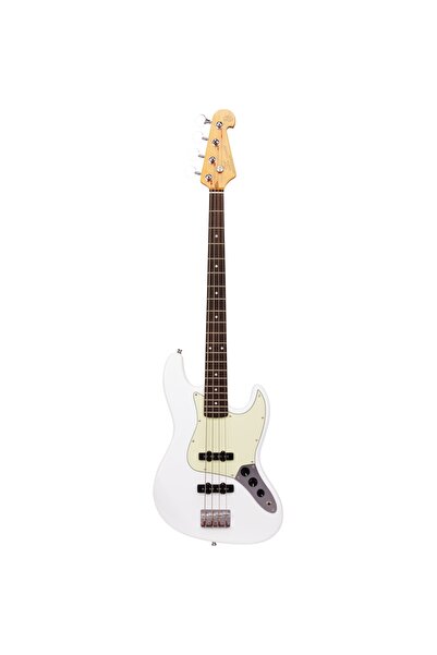 SX SJB62+/OWH Bas Gitar (White)