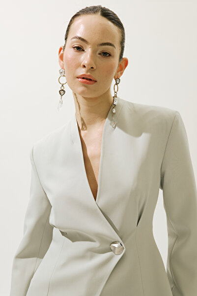 Manuka ΜΠΟΥΤΖΑΝΤΑ VALENTINE BLAZER ΑΠΑΝΤΑ ΠΡΑΣΙΝΟ