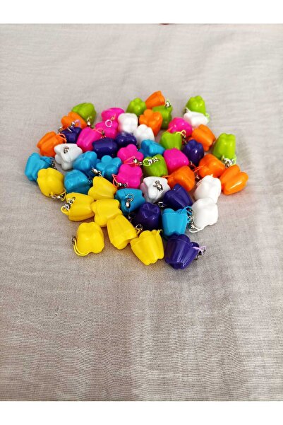 COCO SHE مجموعة من 50 علبة أسنان حليب/قلادة أسنان