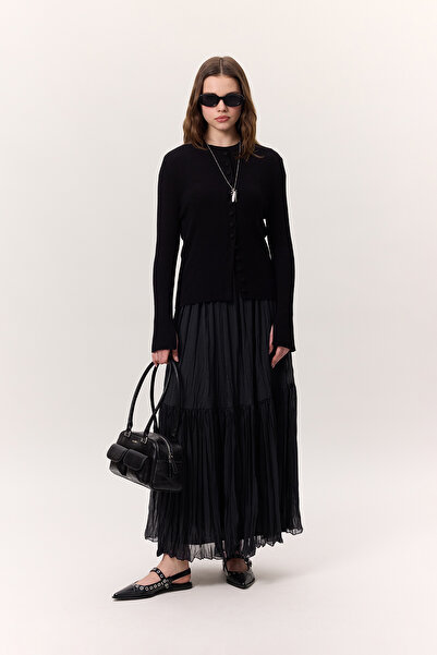 Manuka CRUSH ПІСЕЛЬНА ДОВГА СПІДНИЦЯ СИНЯ