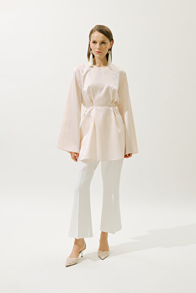 Manuka Hana Organza Bluz İnci̇