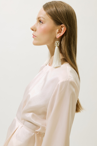 Manuka Hana Organza Bluz İnci̇