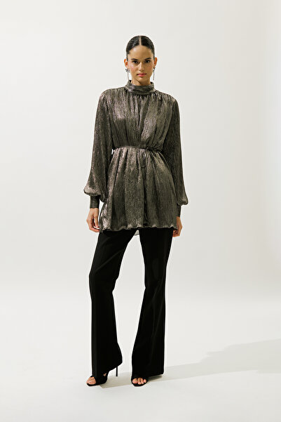 Manuka Shiny Tunic with Volan Gold