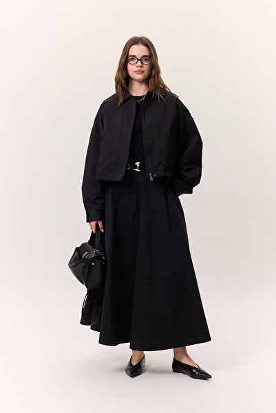 Manuka Черно първокласно яке с цип