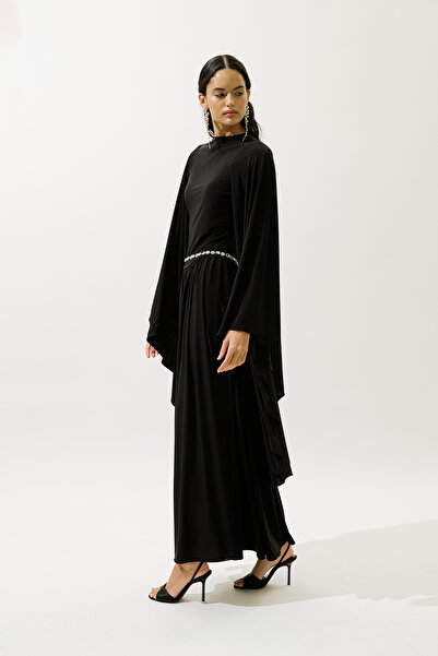 Manuka Černé společenské šaty HELSA