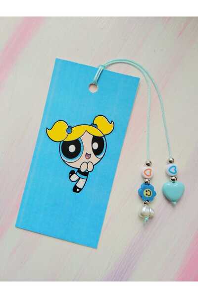 nasclaycollection Semn de carte pentru membrii grupului Powerpuff Girls Bubbles