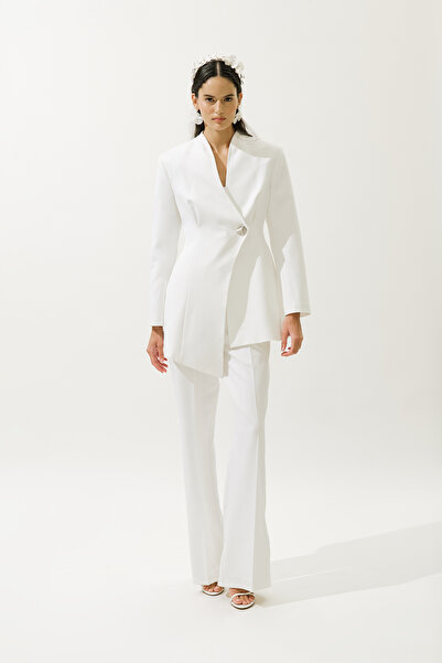 Manuka Valentine Blazer Jacket Ecru