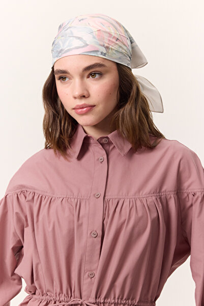 Manuka Zelený šátek SOFIA se VZOREM PRODÁVANÝ