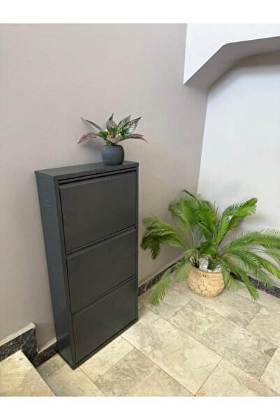 LICCIA Metal Ayakkabılık 3 lü Antrasit RAL 7016