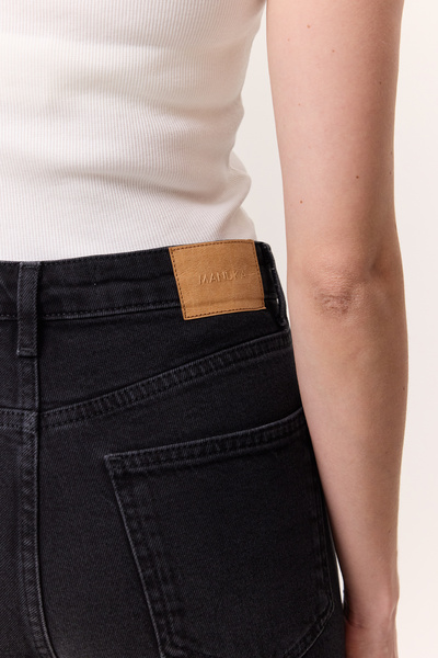 Manuka High Waist Flare Leg Jeans Black