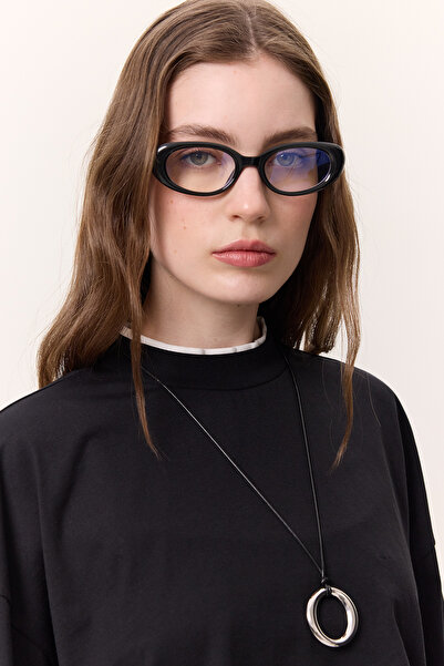 Manuka Μακρυμάνικο μπλουζάκι σε αντίθεση χρώματος Λευκό