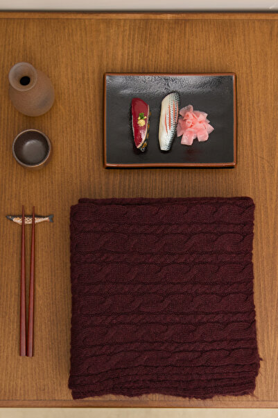 Manuka Burgundy Weft - Hair Braid Detailed