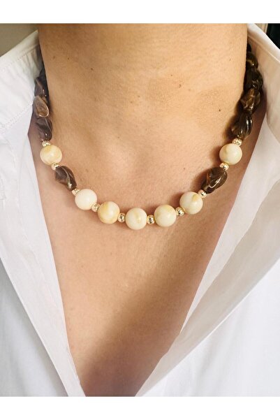 DEVİ fashion Bead necklace 45 cm