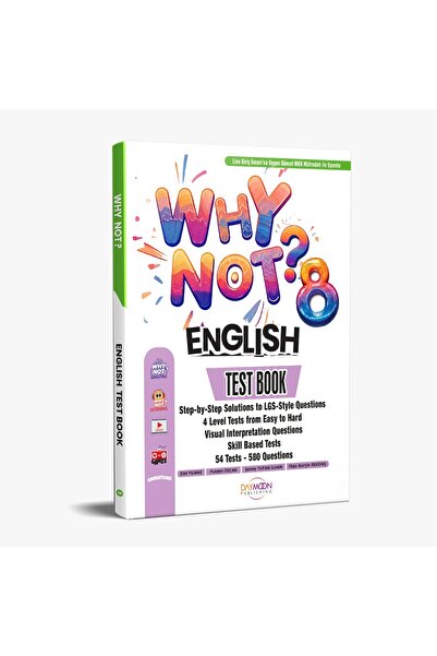 Daymoon Publishing WHY NOT? 8. SINIF WHY NOT ENGLISH TEST BOOK (GÜNCEL MÜFREDAT)