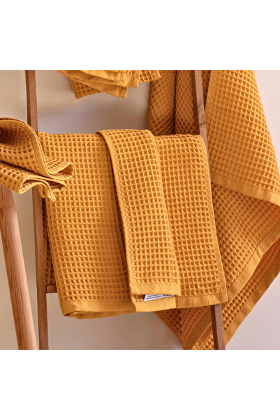 Püskül Tekstil Розкішний банний рушник 1 шт., вафельне плетіння, 100% бавовна, висока якість, швидковисихаючі банні рушники