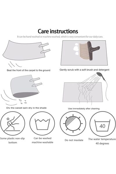 OEM Covor bucatarie/balcon antiderapant, usor de curatat, impermeabil si lavabil (80cm x 200cm)