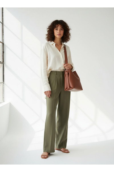 Mojeva Geantă de umăr și de umăr pentru femei VASLO de mărime mare cu centură...