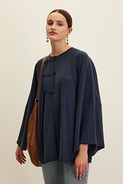 Manuka Sötétkék ing - nyakkendővel