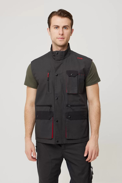 PayBuy Armadillo Ripstop Multi-Pocket Vest Isg Galium Work Outdoor Lightweight Functional Design