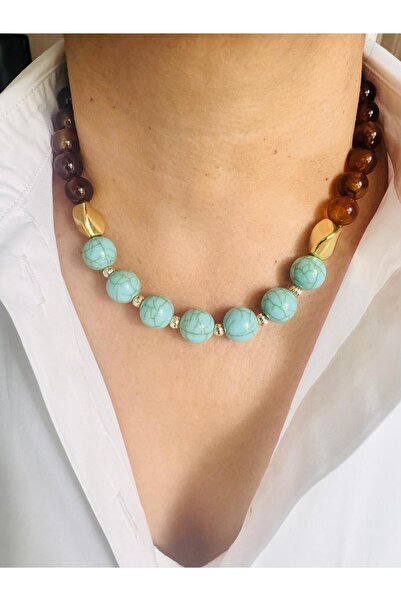 DEVİ fashion Bead necklace 45 cm