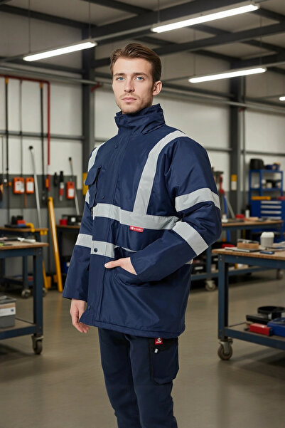 PayBuy Kışlık İş Güvenliği Parka Reflektif EN ISO 13688 20471 343 Salix