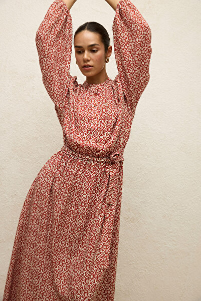 Manuka Boho Viscose Patterned Dress