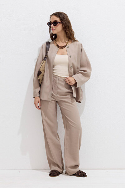 Manuka بنطلون من قماش المنك الفاخر