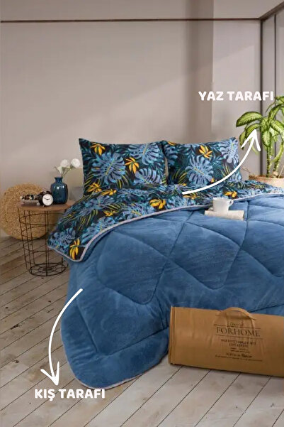 Sudemhome Double Wellsoft Double-Sided Quilt and Pillowcase Set