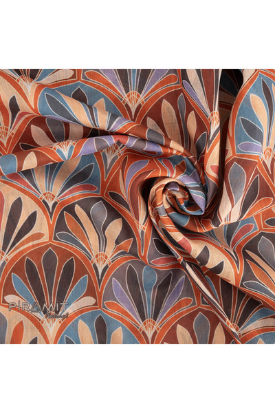 PİRAMİT Φουλάρι με φυσικό σχέδιο