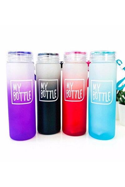 Dörtel Tedarik My Bottle Brand Glass Flask 420 ml - Color Options Available