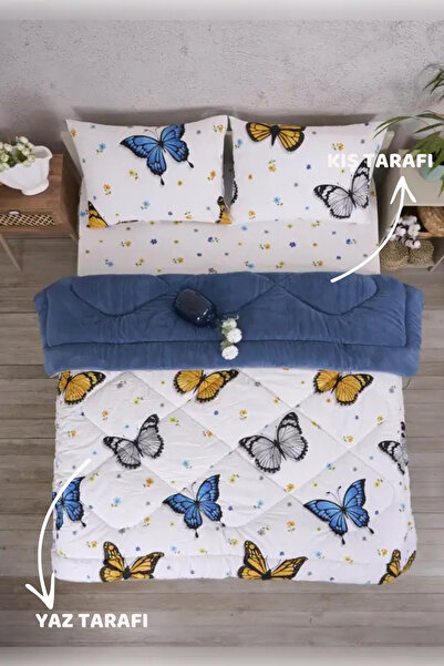 Sudemhome Cuvertură dublă de lux Welsoft Elite, cuvertură moale din lână și fată de pernă, gri asiatic