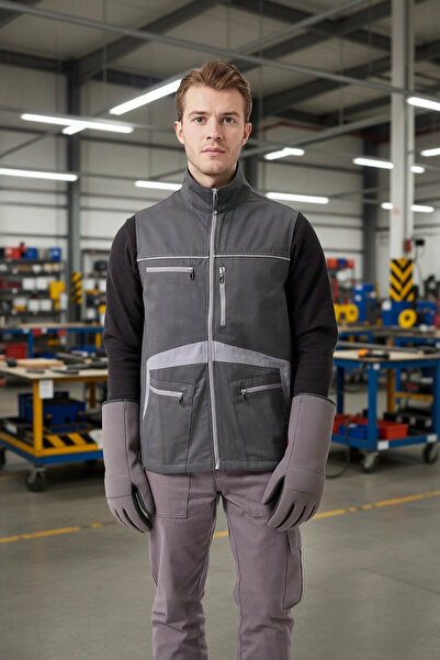 PayBuy Men's Work Vest Multi-Pocket Waterproof Pyrus Water Comfort