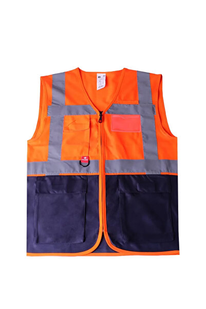PayBuy Neon Work Safety Vest Multi-Pocket Abisko Executive Reflective High Visibility Functional